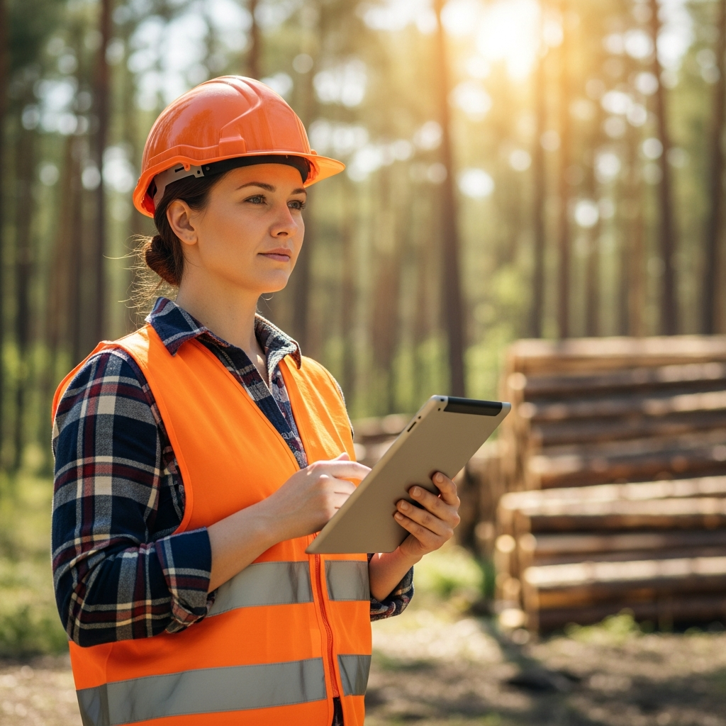 Travailleur(euse) de l'exploitation forestière et de la foresterie